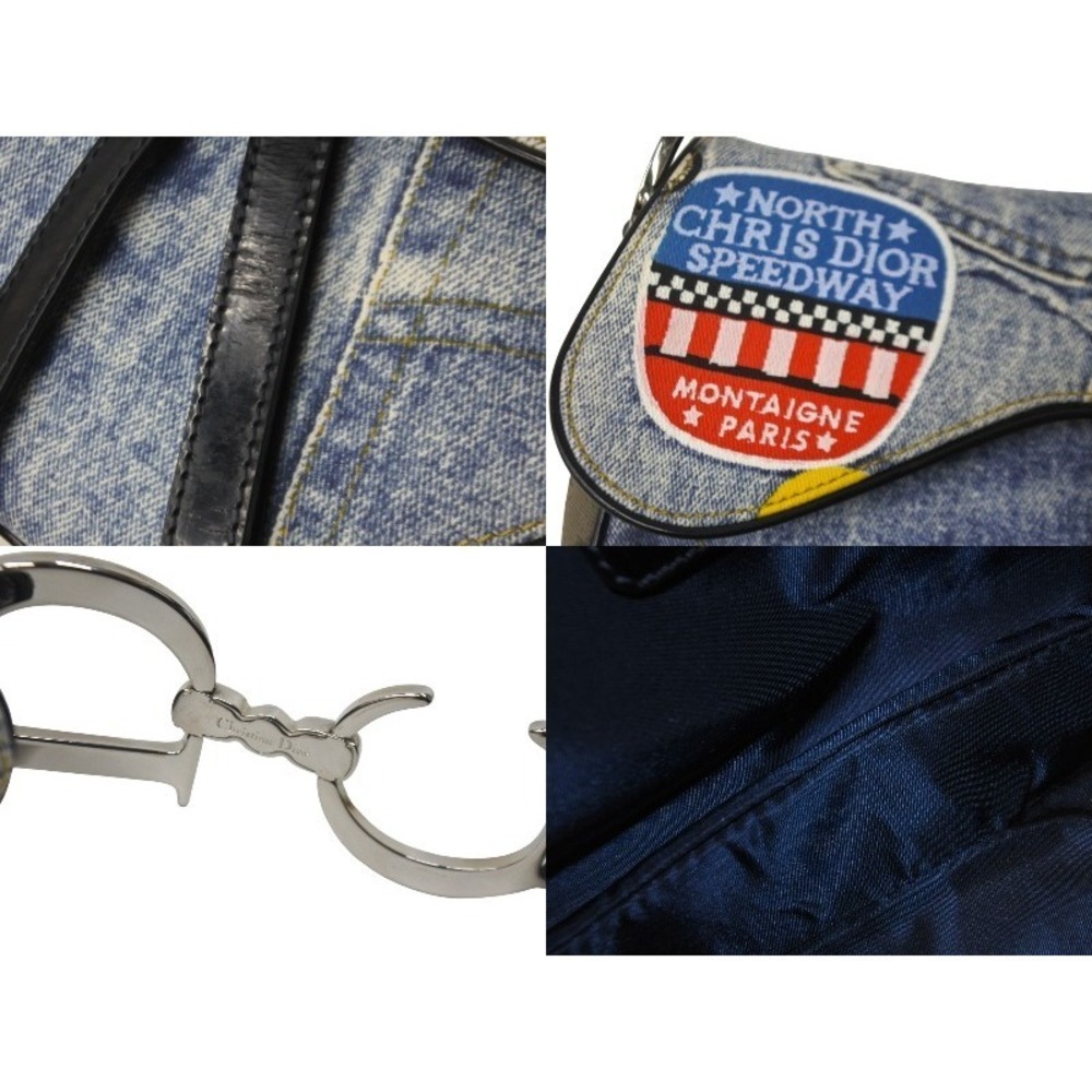 Dior Saddle Christian bag denim Galliano - Picture 8 of 9